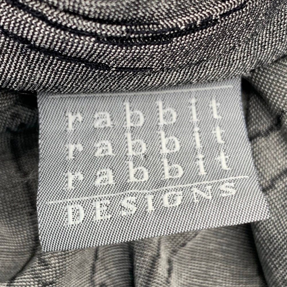 Rabbit Rabbit Rabbit Designs Long Sleeve Button Down Dress/Tunic Gray Abstract 6 - Picture 7 of 9